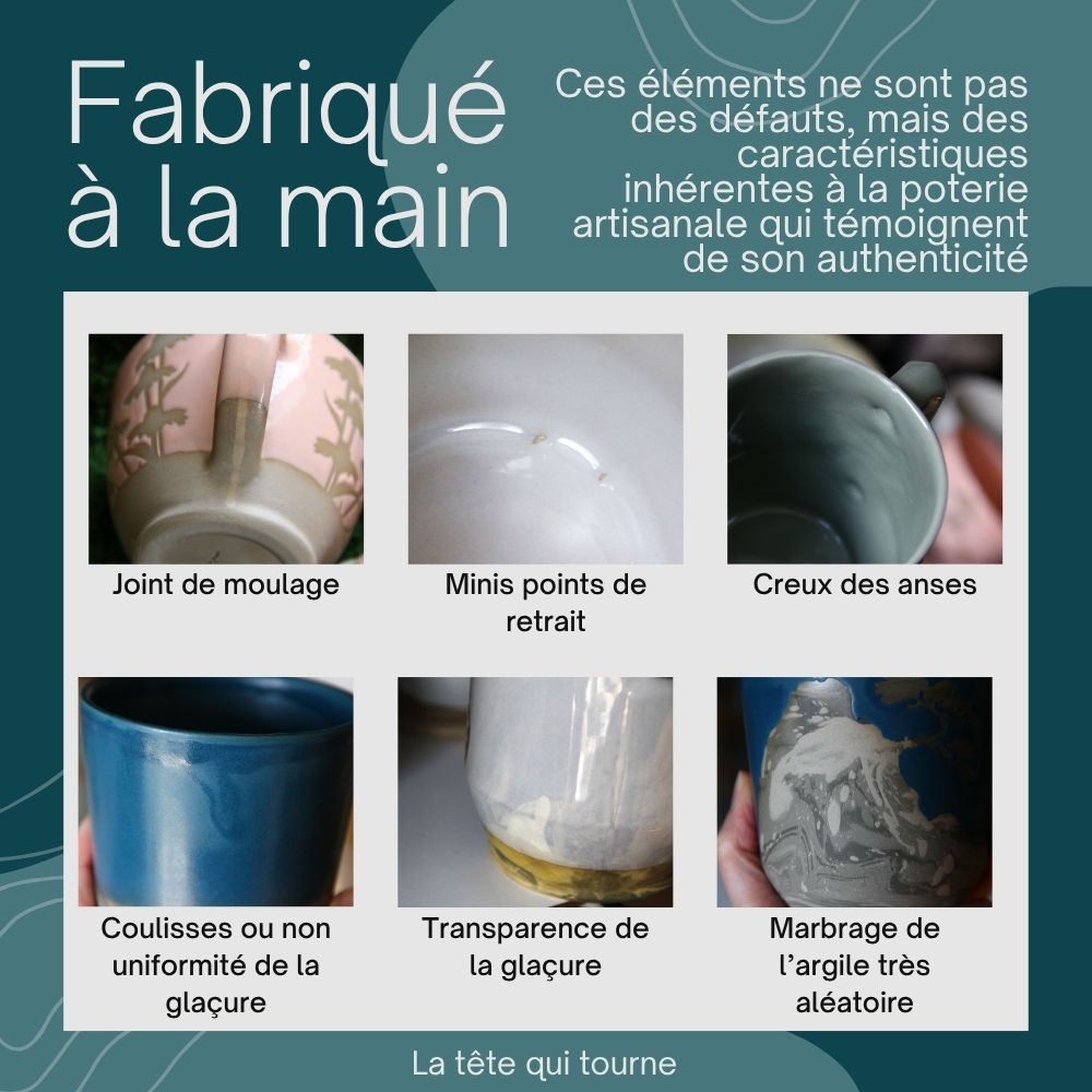 Tasse à latté "Sapins 3D" - Vert Cuivré
