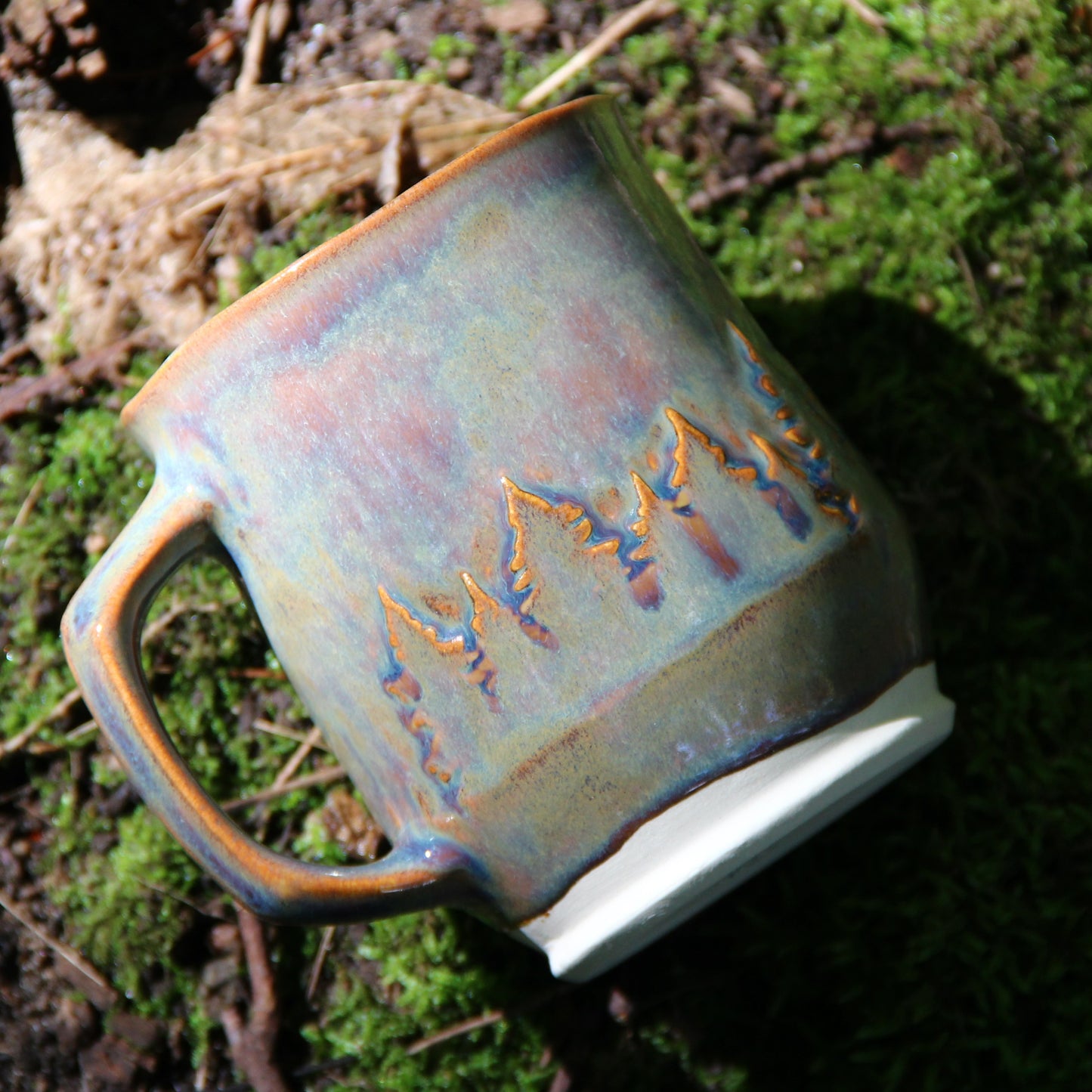 Tasse "Sapins 3D" - Vert Opale