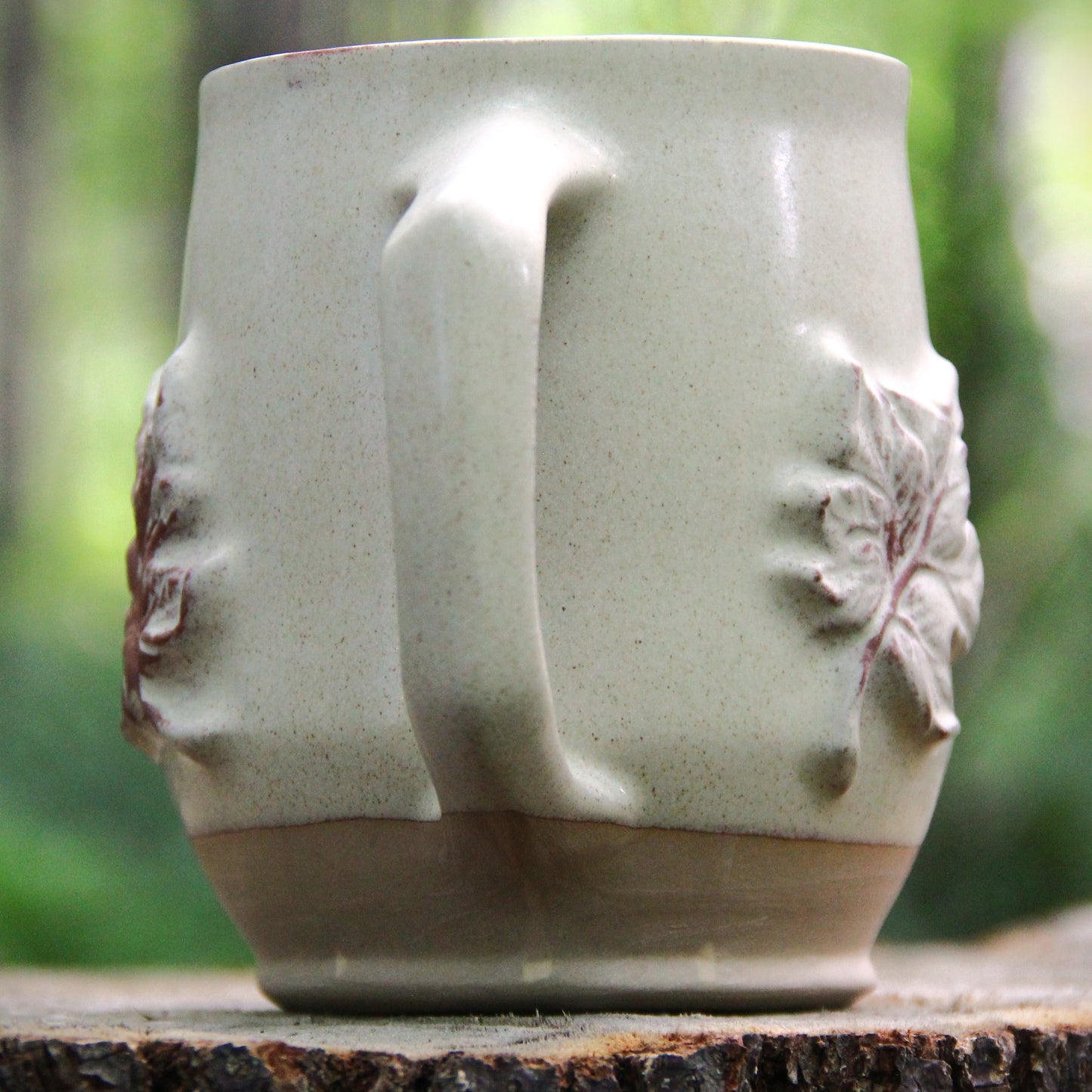 Tasse Géante "Érable 3D" - Vanille Satiné