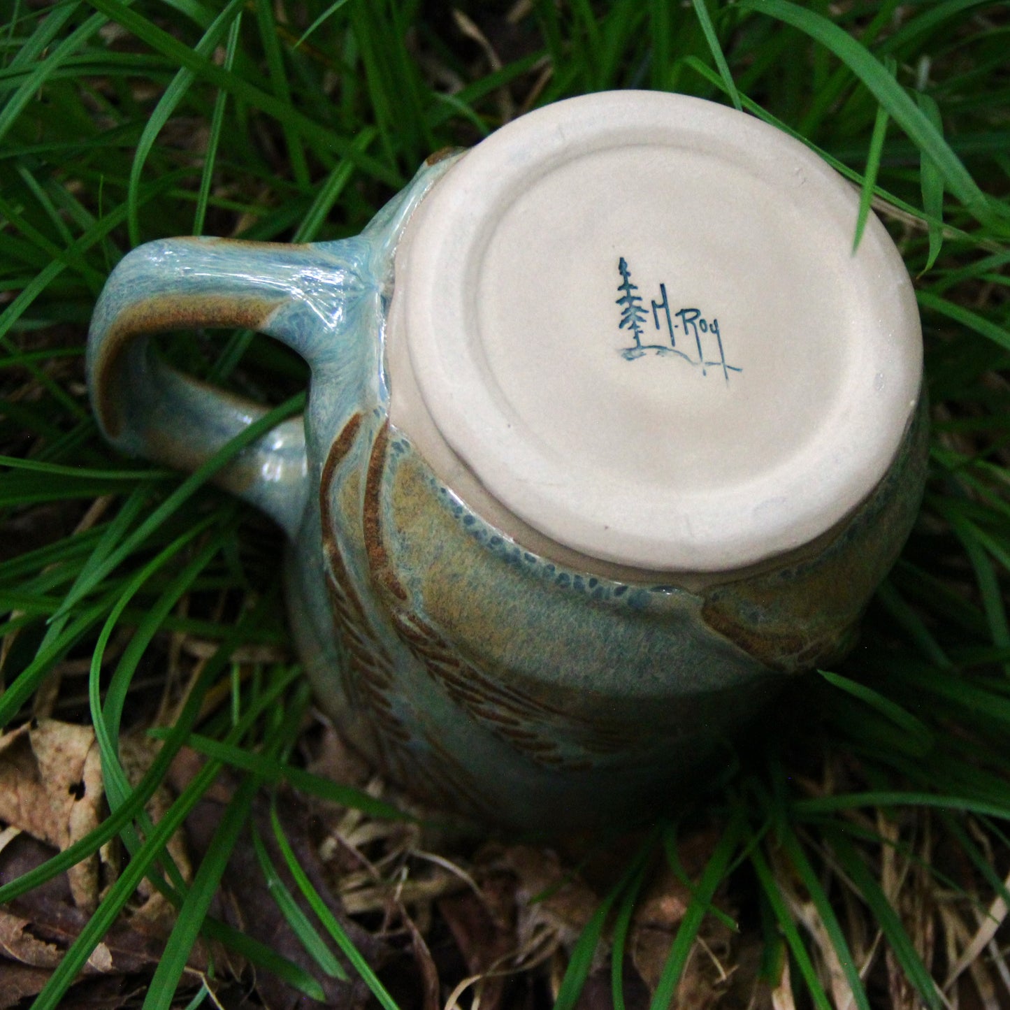 Tasse Géante "Orge / Blé" - Vert Cuivré